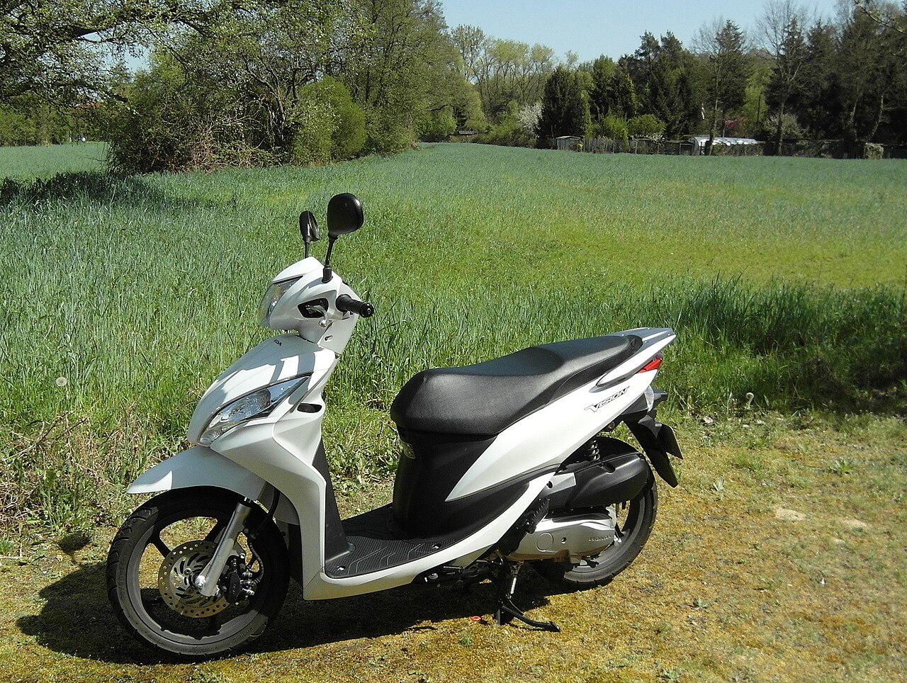Thuê Honda Vision 2023 trắng, tay ga tiết kiệm xăng màu Trắng tại Quảng Nam, Quảng Nam
